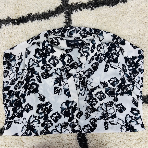 The Limited Ashton Shirt with Navy/Black Flowers - Picture 2 of 7